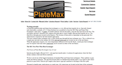 Desktop Screenshot of platemax.com