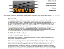 Tablet Screenshot of platemax.com